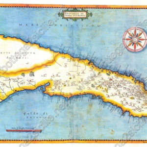 Poster Stampa Terra d’Otranto Brindisi Cartaro poster riproduzione 32×45 anno 1613 030