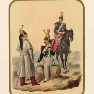 Poster Stampa Reggimento carabinieri a cavallo Individui in diverse tenute ZEZON