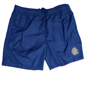 Costume Boxer uomo blu scuro con stemma Regno delle due Sicilie stampato